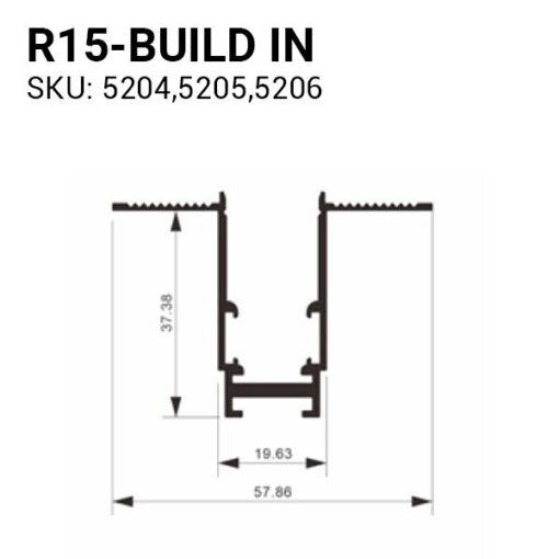 МАГНИТНА СИСТЕМА ЗА ВГРАЖДАНЕ 1.5M – R15 - Image 2