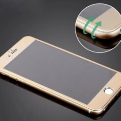 Протектор дисплей No brand за iPhone 6/6S, Силикон, Златен - 52153