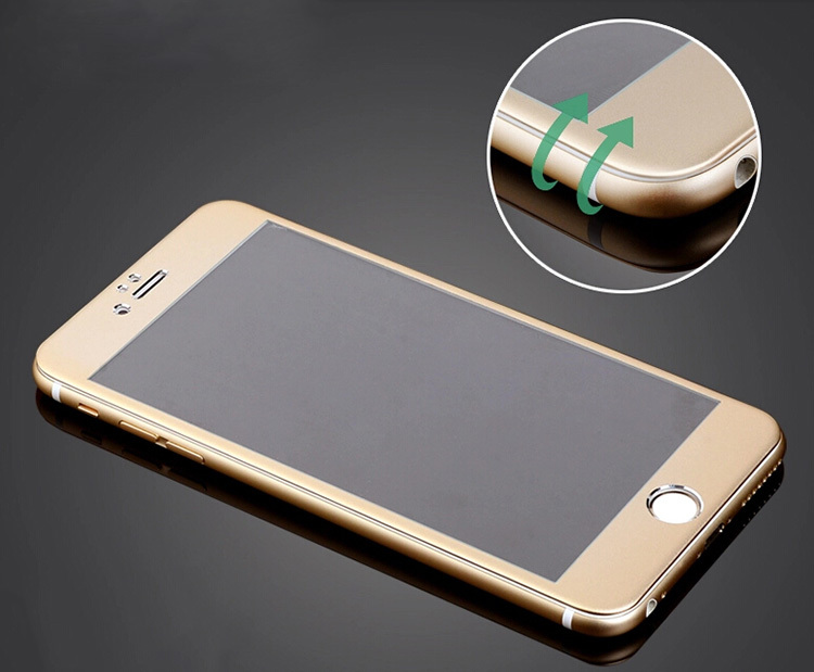 Протектор дисплей No brand за iPhone 6/6S, Силикон, Златен - 52153 D-52153 3 Протектор дисплей No brand за iPhone 6/6S, Силикон, Златен - 52153