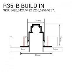 МАГНИТНА СИСТЕМА ЗА ВГРАЖДАНЕ 2M – R35 OP-5257