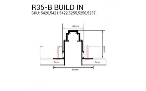 МАГНИТНА СИСТЕМА ЗА ВГРАЖДАНЕ 2M – R35 - Image 2