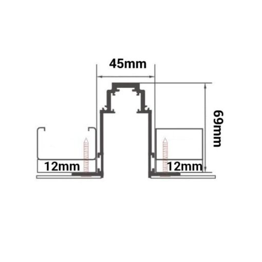 МАГНИТНА ИНТЕРИОРНА СИСТЕМА ЗА ВГРАЖДАНЕ 1.5M R35 - Image 2