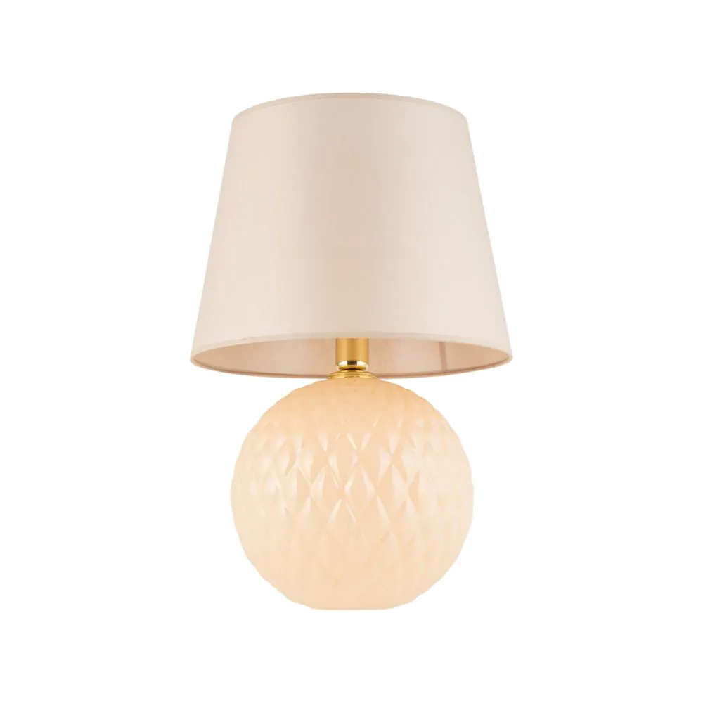 TK LIGHTING НАСТОЛНА ЛАМПА SANTANA 5591 1XE27 ЕКРЮ
