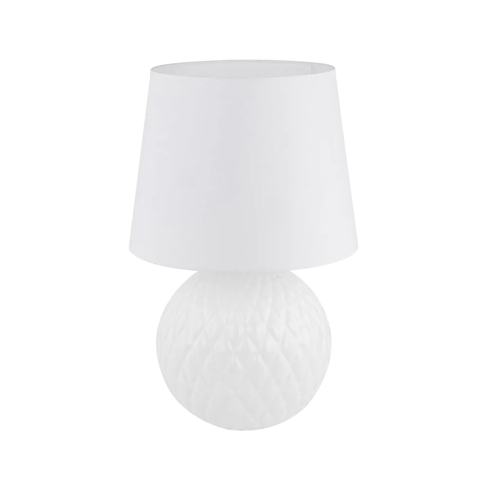 TK LIGHTING НАСТОЛНА ЛАМПА SANTANA 5593 1XE27 БЯЛ