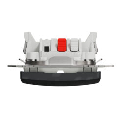 SDD214132 IP44 Еднополюсен пуш бутон със символ осветление Sedna Design & Elements, 10А 250V, антрацит, безвинтово свързване SE-SDD214132