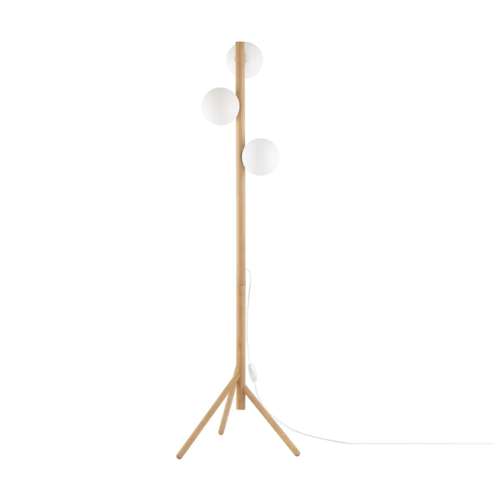 TK LIGHTING ЛАМПИОН ESTERA 5809 3XG9 СВЕТЛО КАФЯВО