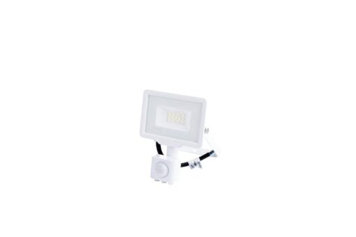 10W LED SMD ПРОЖЕКТОР 800LM AC220-265V 120° IP65 СЪС СЕНЗОР БЯЛ – Топло Бяла