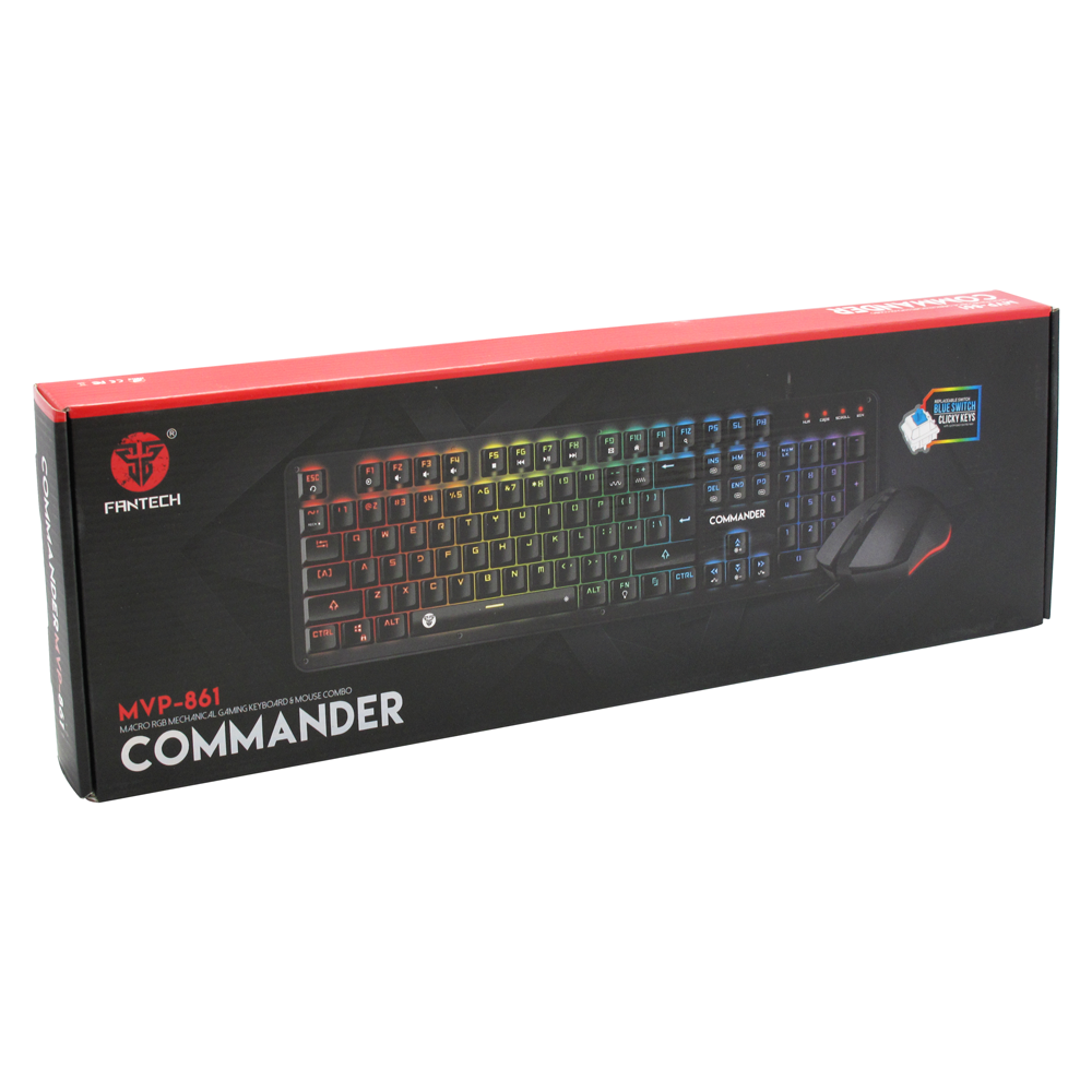 Гейминг комплект FanTech MVP-861, Черен - 6109