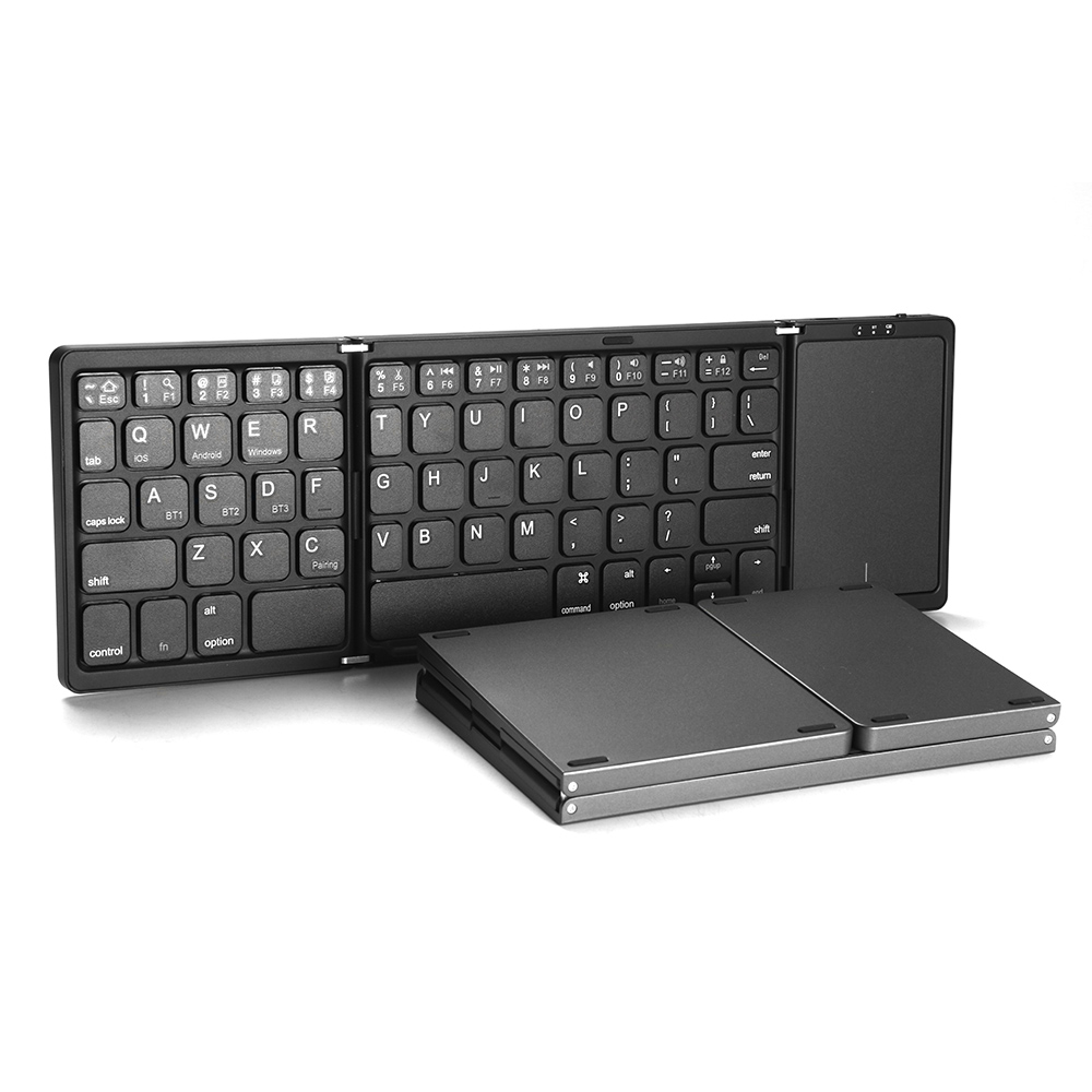 Клавиатура No brand B089T, Тъчпад, Сгъваема, Bluetooth, Черен - 6171 D-6171 7 Клавиатура No brand B089T, Тъчпад, Сгъваема, Bluetooth, Черен - 6171 - Image 5