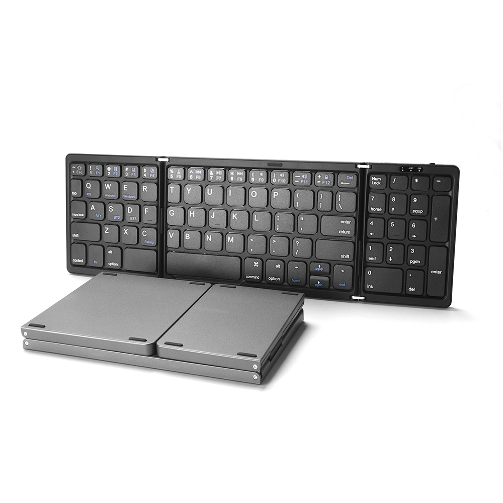 Клавиатура No brand B089, Сгъваема, Bluetooth, Черен - 6172 D-6172 5 Клавиатура No brand B089, Сгъваема, Bluetooth, Черен - 6172 - Image 3