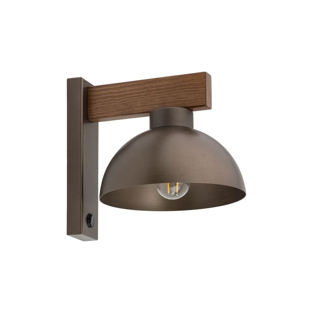 TK LIGHTING АПЛИК OSLO 6279 1XE27 КАФЯВ