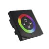 RGB СЕНЗОРЕН ДИМЕР ЗА ВГРАЖДАНЕ В СТЕНА ЧЕРЕН OP-6329