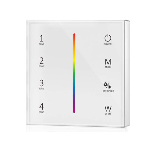 4 ЗОНИ RGB/RGBW ДИСТАНЦИОННО БЯЛО