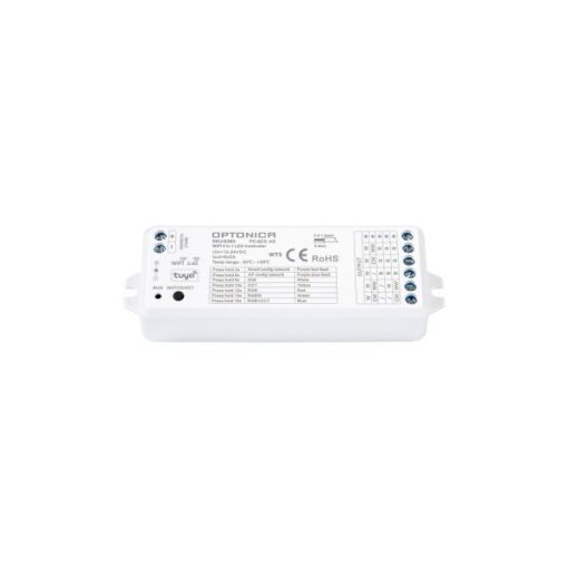 TUYA & RF 5in1 КОНТРОЛЕР 12-24VDC 3A*5CH MAX15A 180W/360W(12/24V)