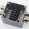 WATERPROOF ALUMINIUM BOX TERMINAL BLOCK IP68 450V/24A – 4 TERMINALS OP-6510