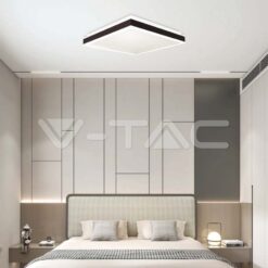 Led Осветител 18w Квадрат За Таван Черна Рамка 4000k Димиращ VTAC-6990