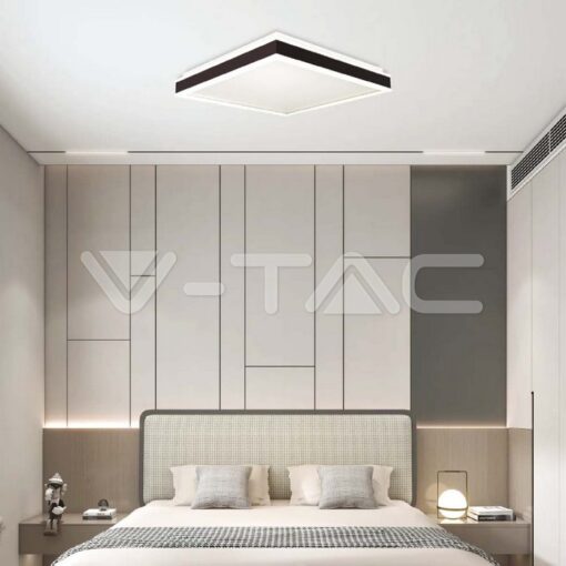 Led Осветител 18w Квадрат За Таван Черна Рамка 4000k Димиращ - Image 5