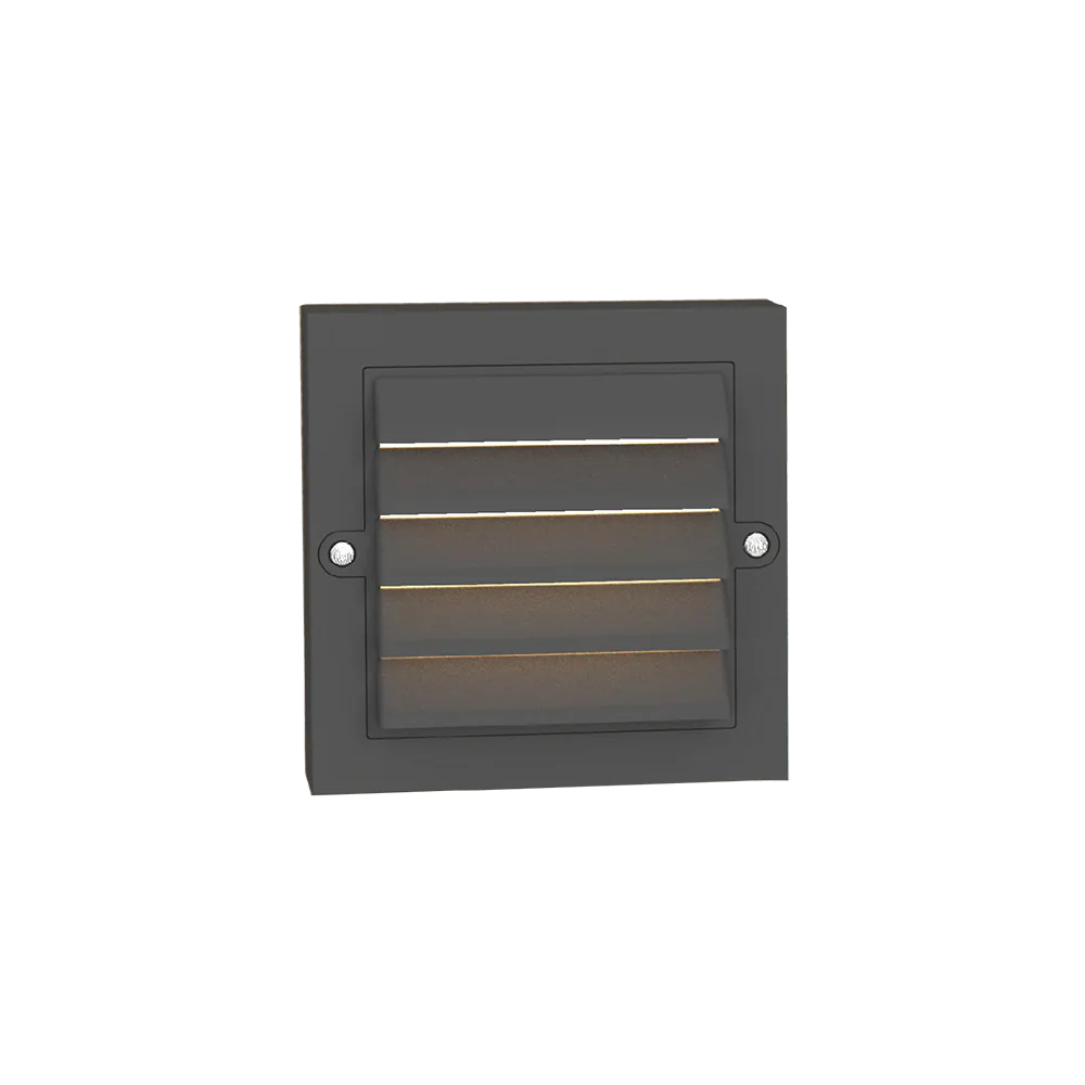 GRF304 LED ФАСАДЕН ОСВЕТИТЕЛ 6W 4000K IP65 ЧЕРЕН