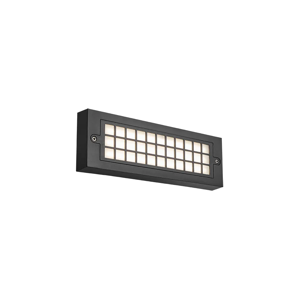 GRF300 LED ФАСАДЕН ОСВЕТИТЕЛ 6W 4000K IP65 ЧЕРЕН