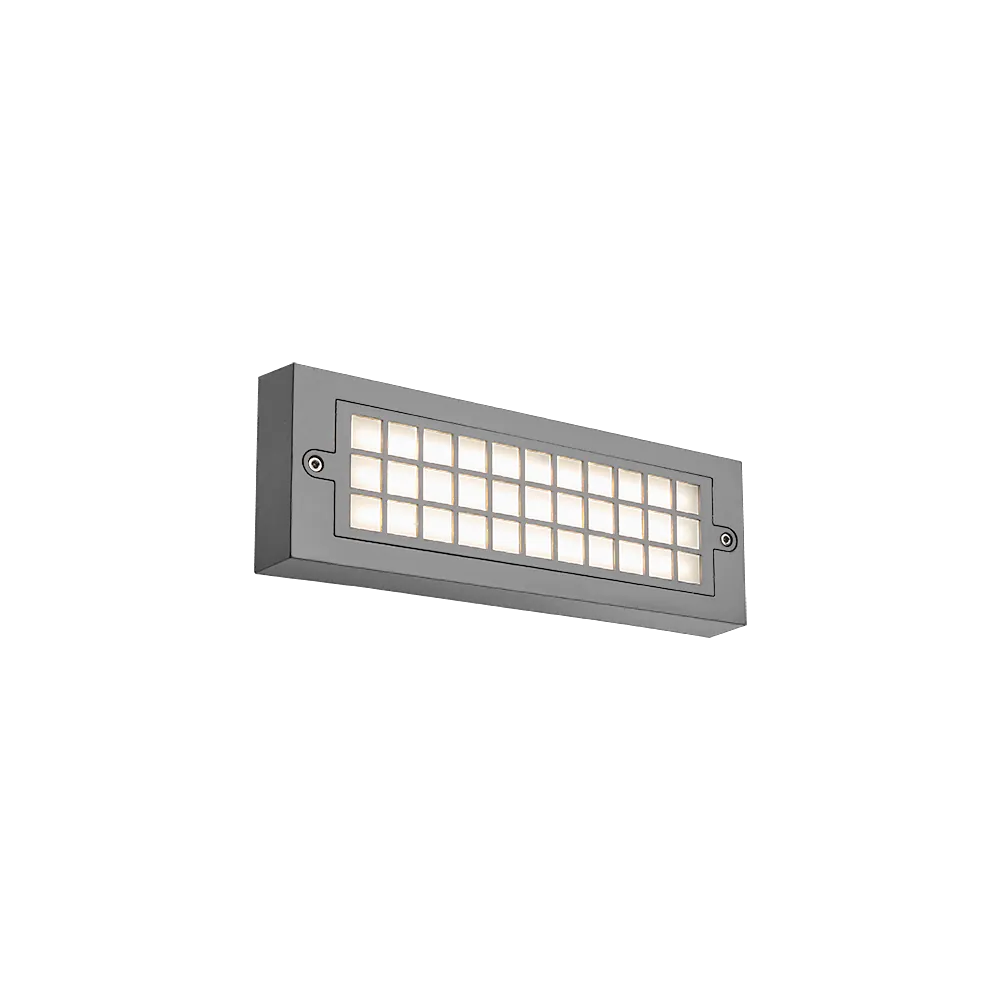 GRF300 LED ФАСАДЕН ОСВЕТИТЕЛ 6W 4000K IP65 СИВ