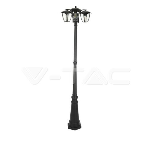 Градинска Лампа 3хе27 1990mm Черна Ip44 - 7063 - Image 2
