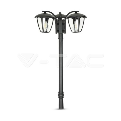 Градинска Лампа 3хе27 1990mm Черна Ip44 - 7063 - Image 3