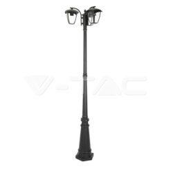 Градинска Лампа 3хе27 1990mm Черна Ip44 - 7063 VTAC-7063