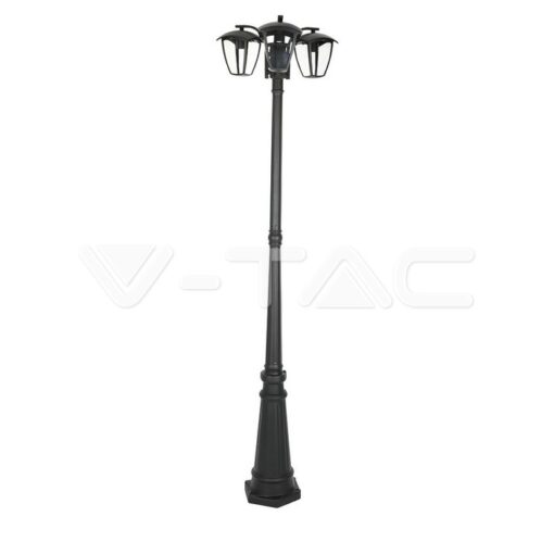Градинска Лампа 3хе27 1990mm Черна Ip44 - 7063