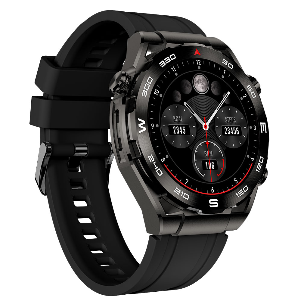 Смарт часовник Aurafit AM13, Amoled, Черен - 73130