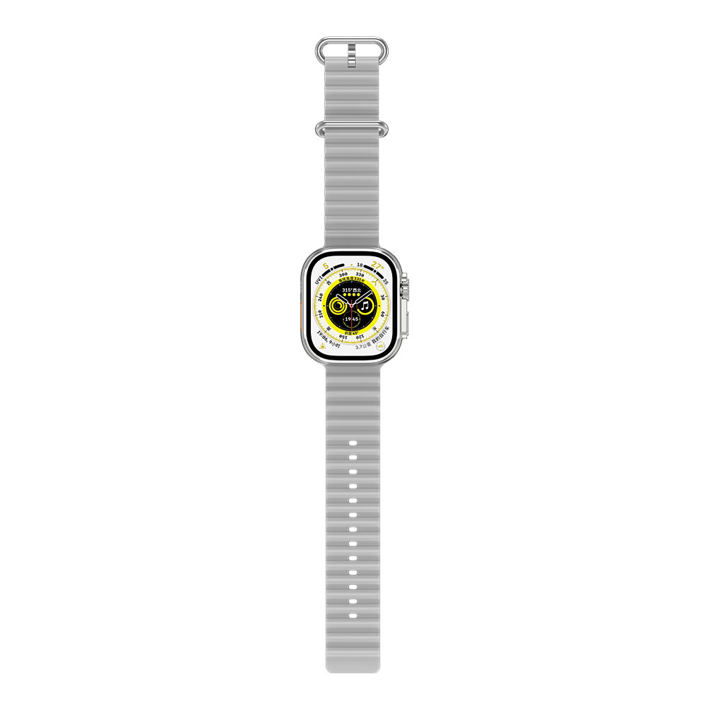 Смарт часовник Aurafit AM08 ultra 2, Amoled, Сребрист - 73134
