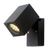 СТЕНЕН ОСВЕТИТЕЛ АЛУМИНИЙ ЧЕРНО ТЯЛО IP44 GU10 ЦОКЪЛ AC220-240V OP-7445
