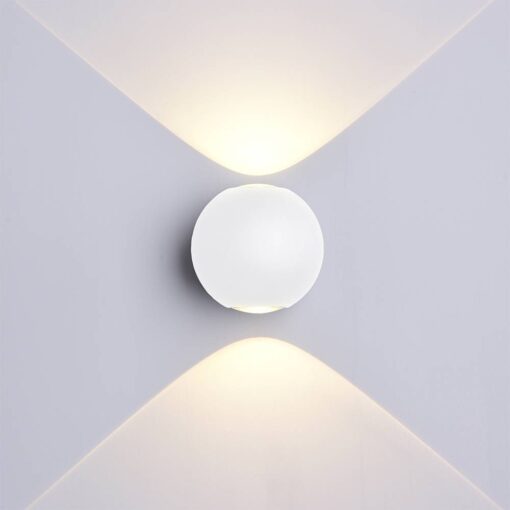LED СТЕНЕН ОСВЕТИТЕЛ CREE AC100-240V 6W IP54 660LM БЯЛО ТЯЛО 4000K