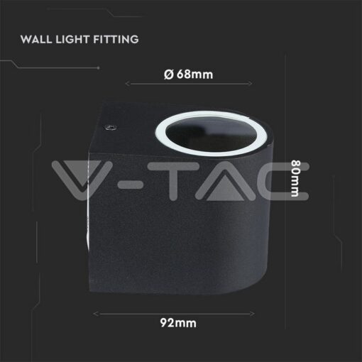 Фасаден Аплик 1хgu10 Алуминий Кръг Ip44 - 7508 - Image 9