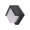15W LED СТЕНЕН ОСВЕТИТЕЛ КВАДРАТЕН ЧЕРЕН – Неутрално Бяло OP-7533