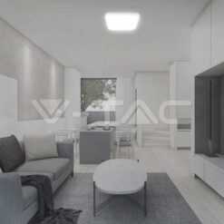 48w Led Плафон 6500k Квадрат Бял Ip44 VTAC-76321