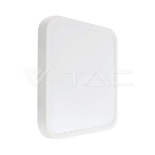 48w Led Плафон 6500k Квадрат Бял Ip44