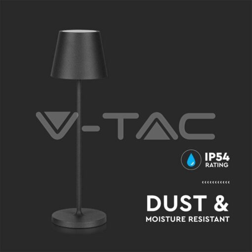 Led 2w Настолна Лампа 4400ma 3000k Ip54 Черен-Sku:7652 - Image 11