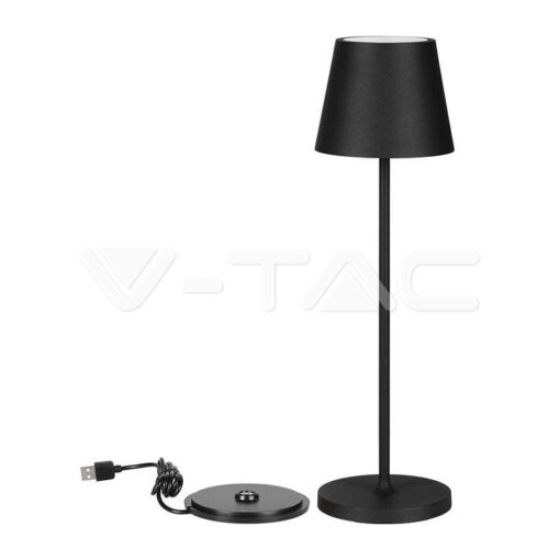 Led 2w Настолна Лампа 4400ma 3000k Ip54 Черен-Sku:7652 - Image 2