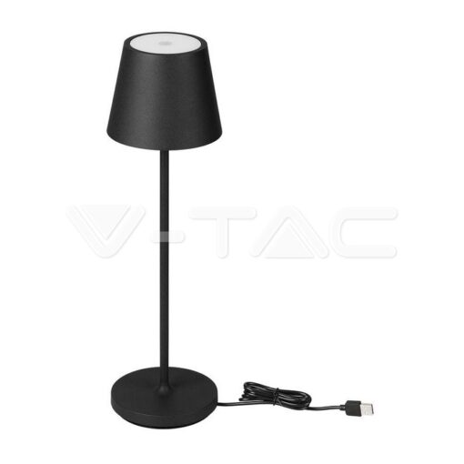 Led 2w Настолна Лампа 4400ma 3000k Ip54 Черен-Sku:7652