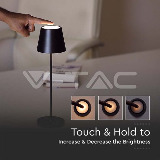 Led 2w Настолна Лампа 4400ma 3000k Ip54 Черен-Sku:7652 - Image 8
