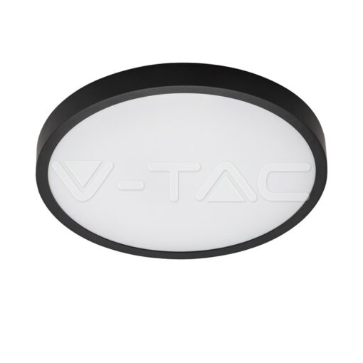 24w Плафон Мик.Сензор 4000k Кръг Черен Ip44 - Image 2