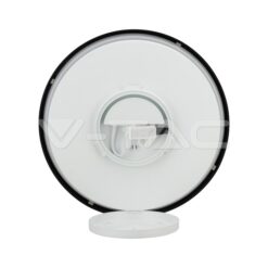 24w Плафон Мик.Сензор 4000k Кръг Черен Ip44 VTAC-76701