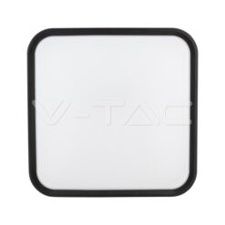 36w Плафон Мик.Сензор 4000k Квад.Черен Ip44 VTAC-76741
