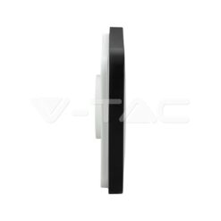 36w Плафон Мик.Сензор 4000k Квад.Черен Ip44 VTAC-76741