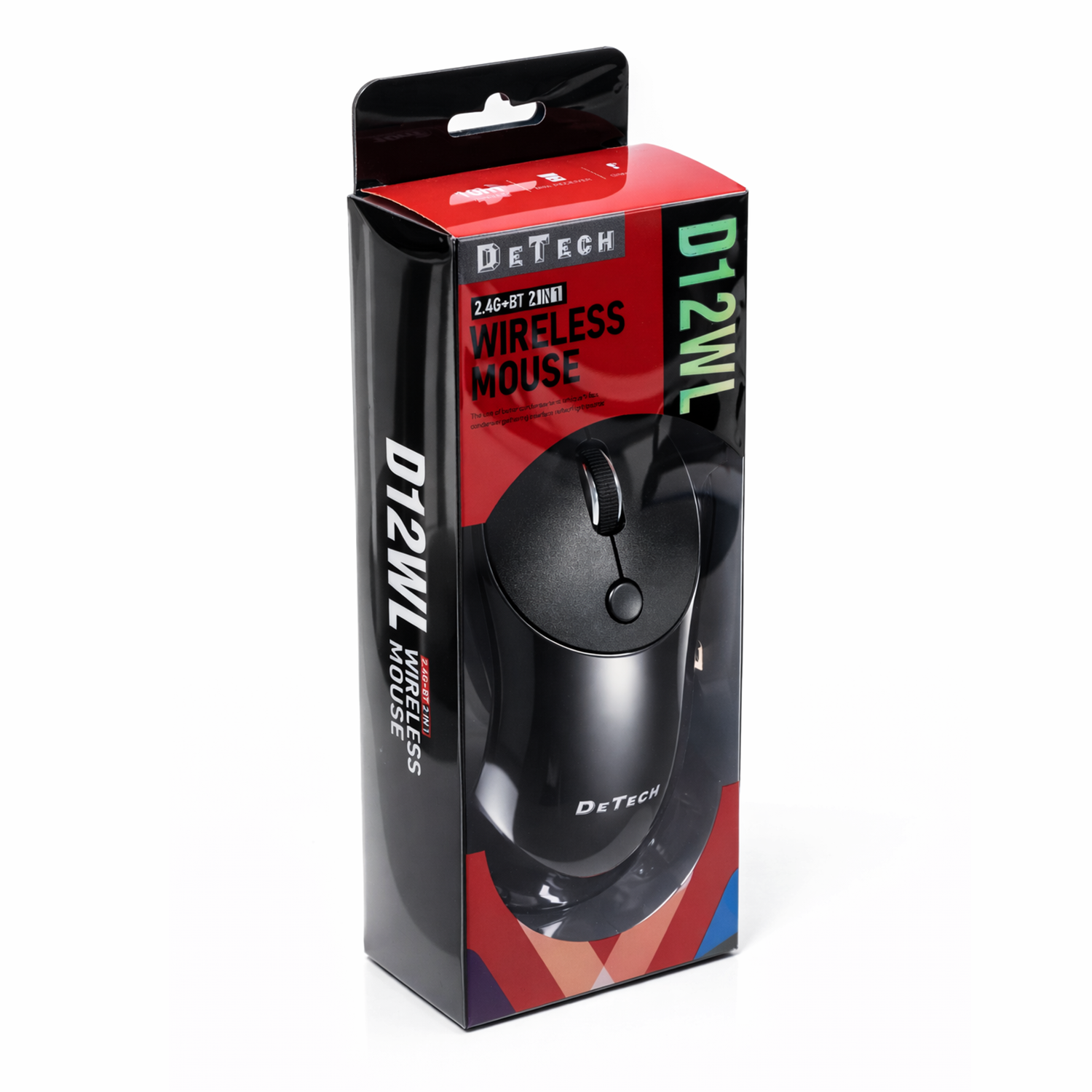 Мишка DeTech D12WL, Безжична, USB, Черен - 782 D-782 4 Мишка DeTech D12WL, Безжична, USB, Черен - 782 - Image 2