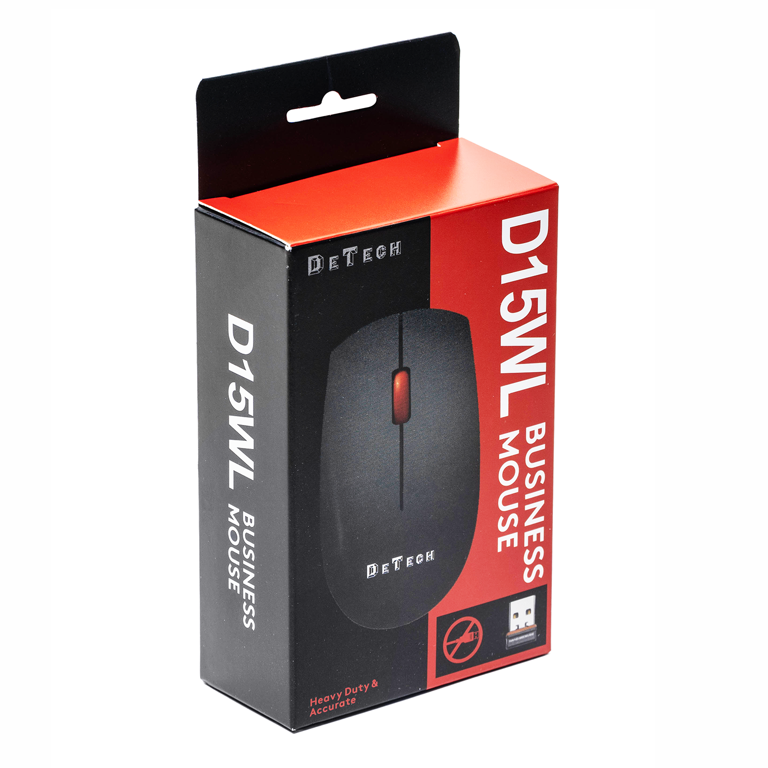 Мишка DeTech D15WL, Безжична, USB, Черен - 785 D-785 4 Мишка DeTech D15WL, Безжична, USB, Черен - 785 - Image 2