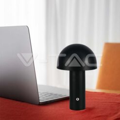 Led Настолна Лампа 1800mah Батерия 150x250 3 В 1 Черно Тяло VTAC-7898