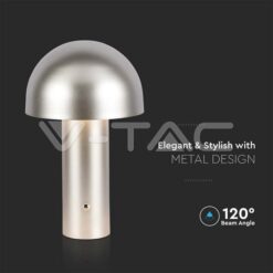 Led Настолна Лампа 1800mah Батерия 150x250 3 В 1 Шампанско Тяло VTAC-7937
