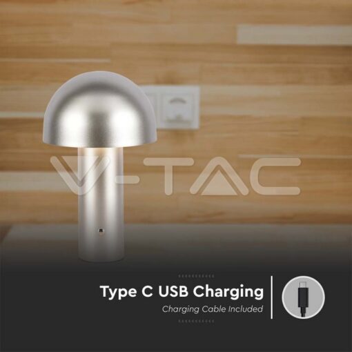 Led Настолна Лампа 1800mah Батерия 150x250 3 В 1 Шампанско Тяло - Image 4