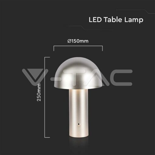Led Настолна Лампа 1800mah Батерия 150x250 3 В 1 Шампанско Тяло - Image 5